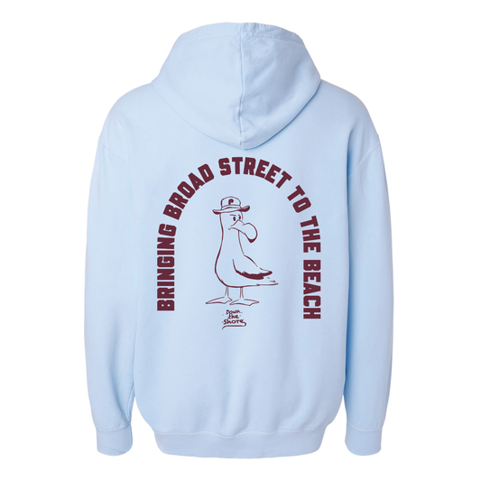 Broad St. Beach Light Weight Hoodie (No Pocket)