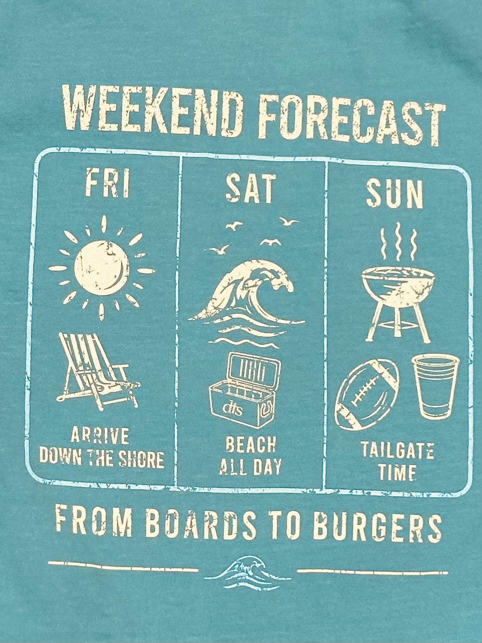 THE WEEKEND FORECAST TEE - Comfort Colors