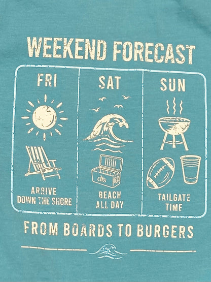 THE WEEKEND FORECAST TEE - Comfort Colors