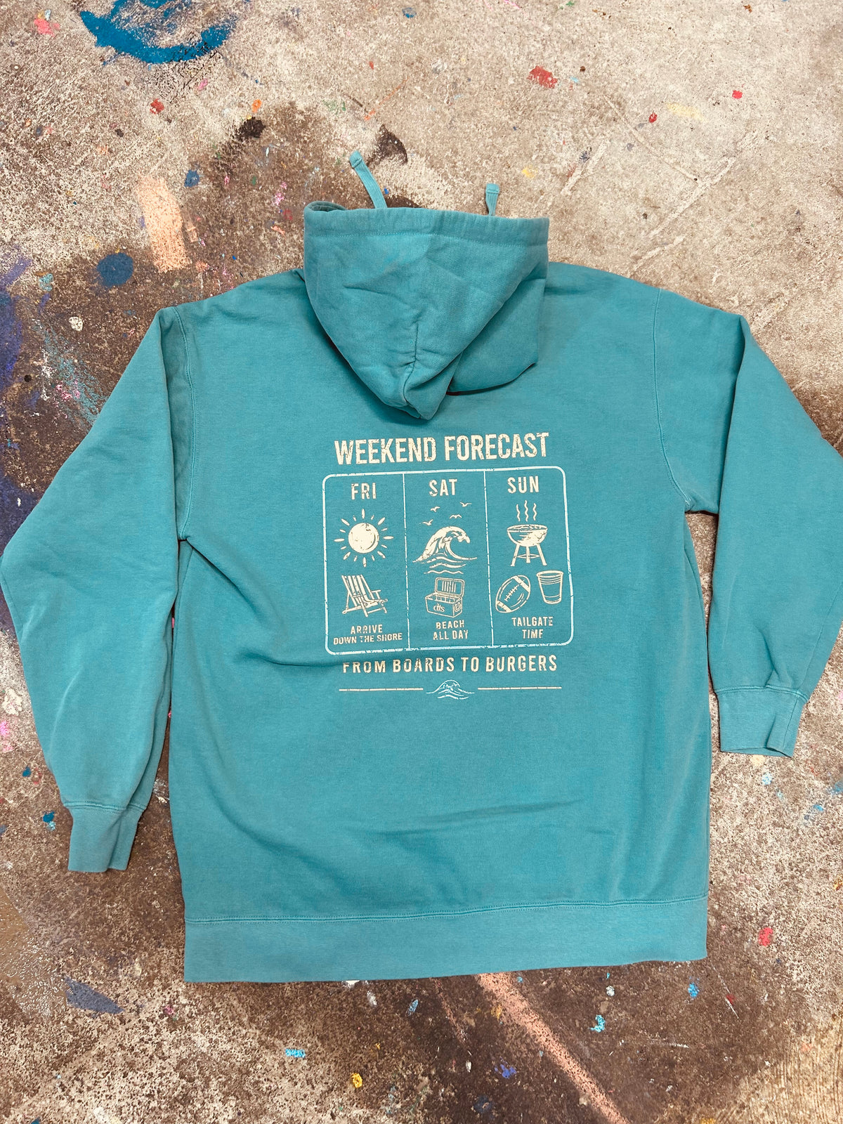 THE WEEKEND FORECAST HOODIE - Comfort Colors