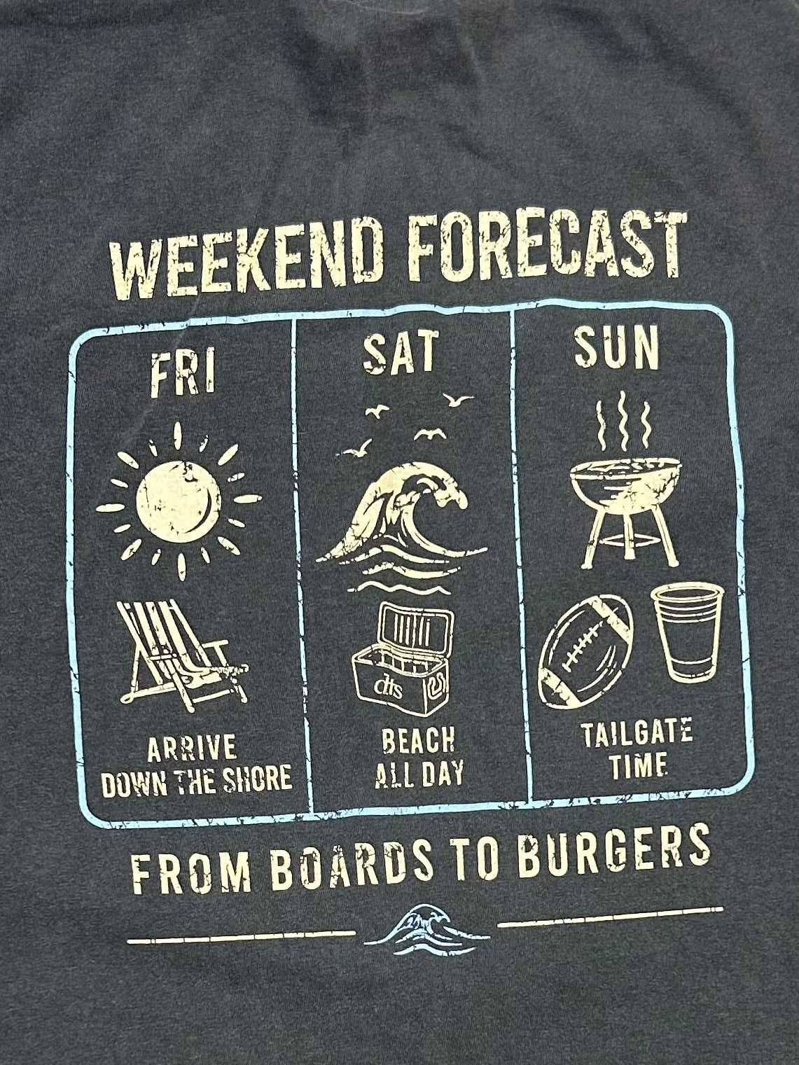 THE WEEKEND FORECAST TEE - Comfort Colors
