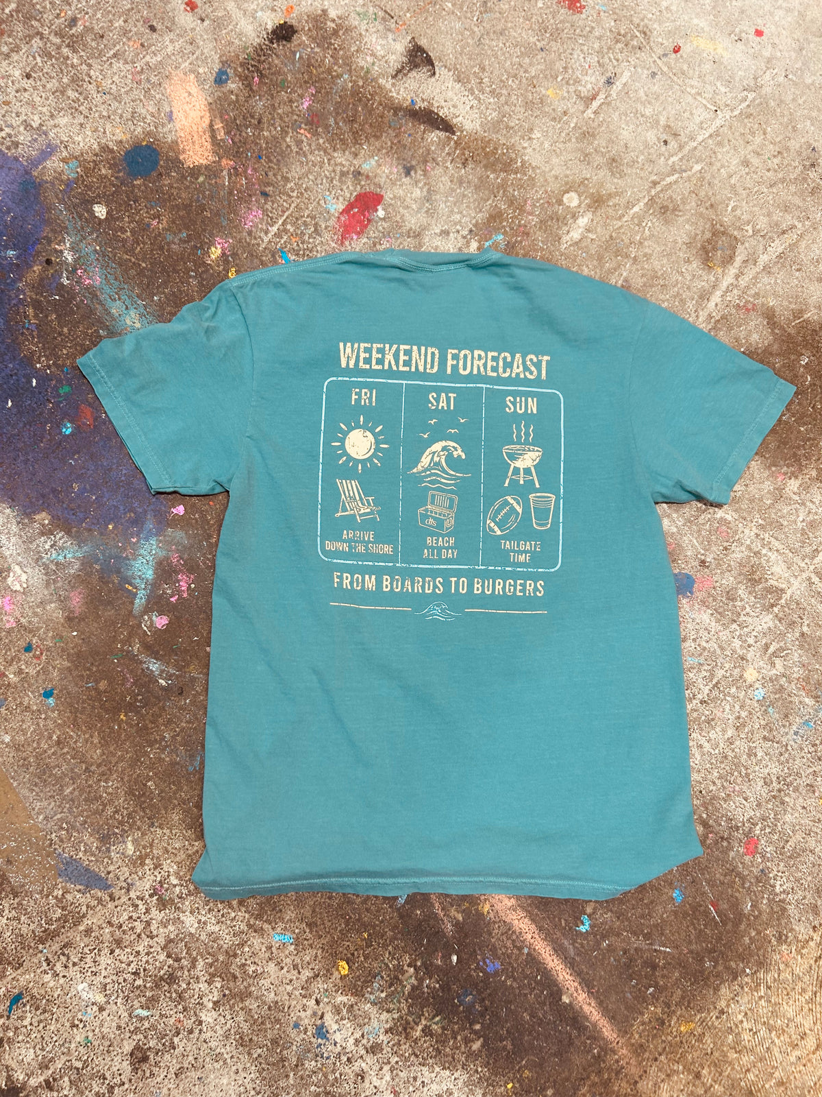 THE WEEKEND FORECAST TEE - Comfort Colors