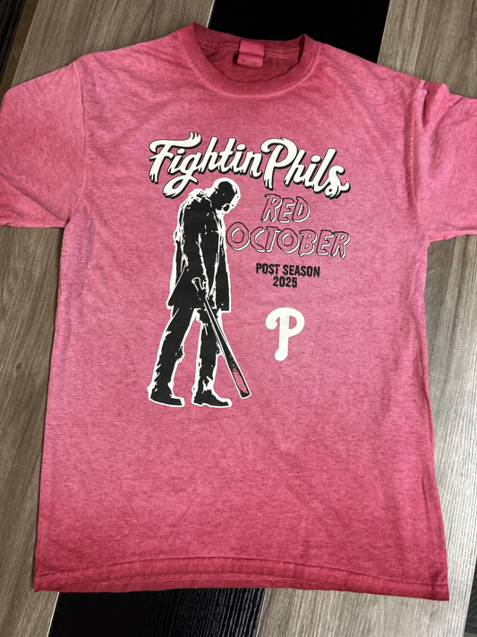 Red October Oil Wash Tee