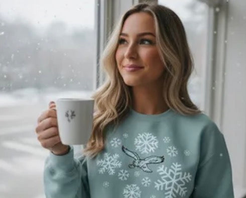 Snow Day Ultra-Soft Bella Crewneck Sweatshirt