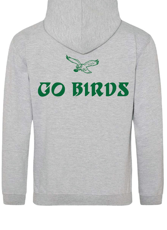 Go Birds College Hooded Sweatshirt - Heather Grey