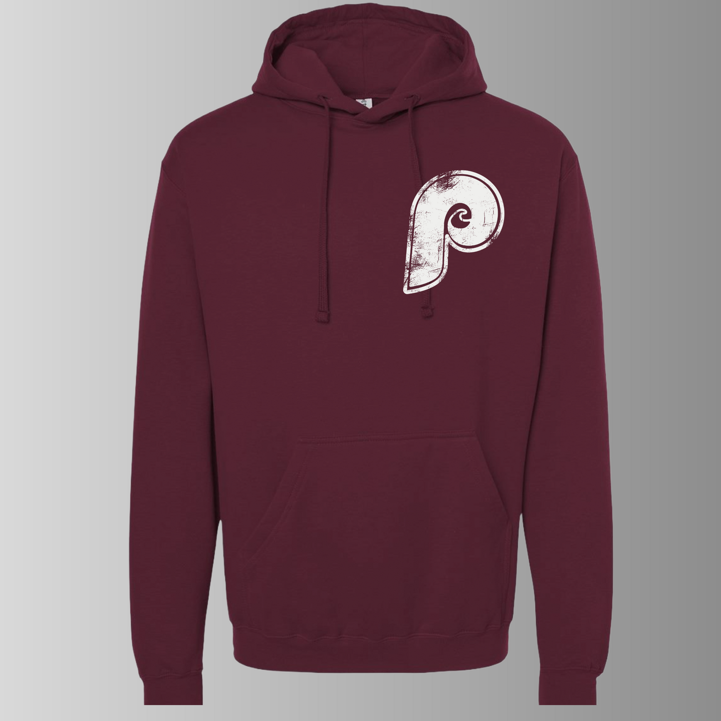 Hoodie Maroon Vintage Phils