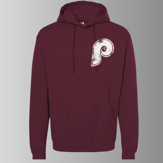 Hoodie Maroon Vintage Phils