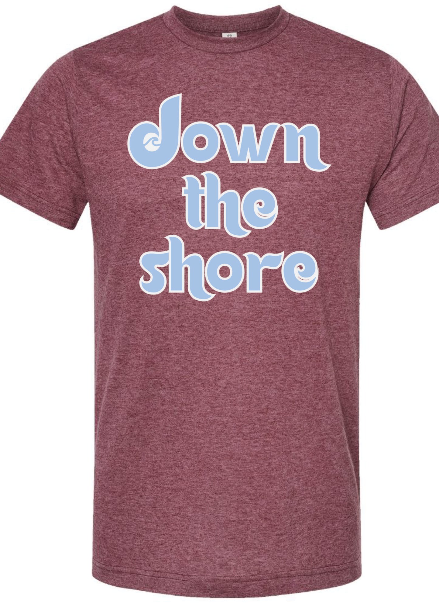 Fightin' Phils Heather Burgundy Tee - Lightweight