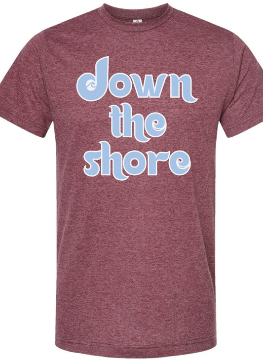 Fightin' Phils Heather Burgundy Tee - Lightweight