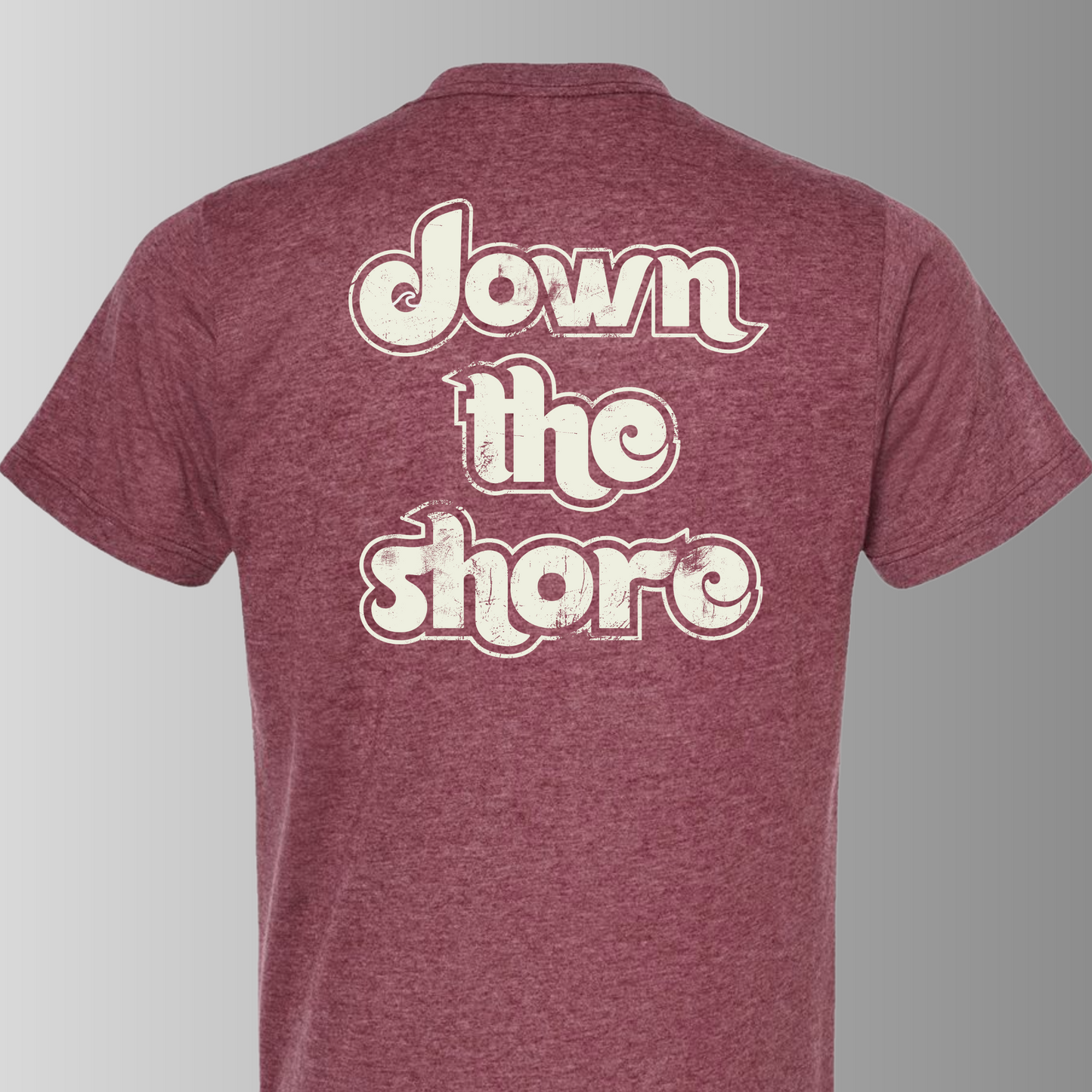 Vintage Phils Heather Burgundy Tee